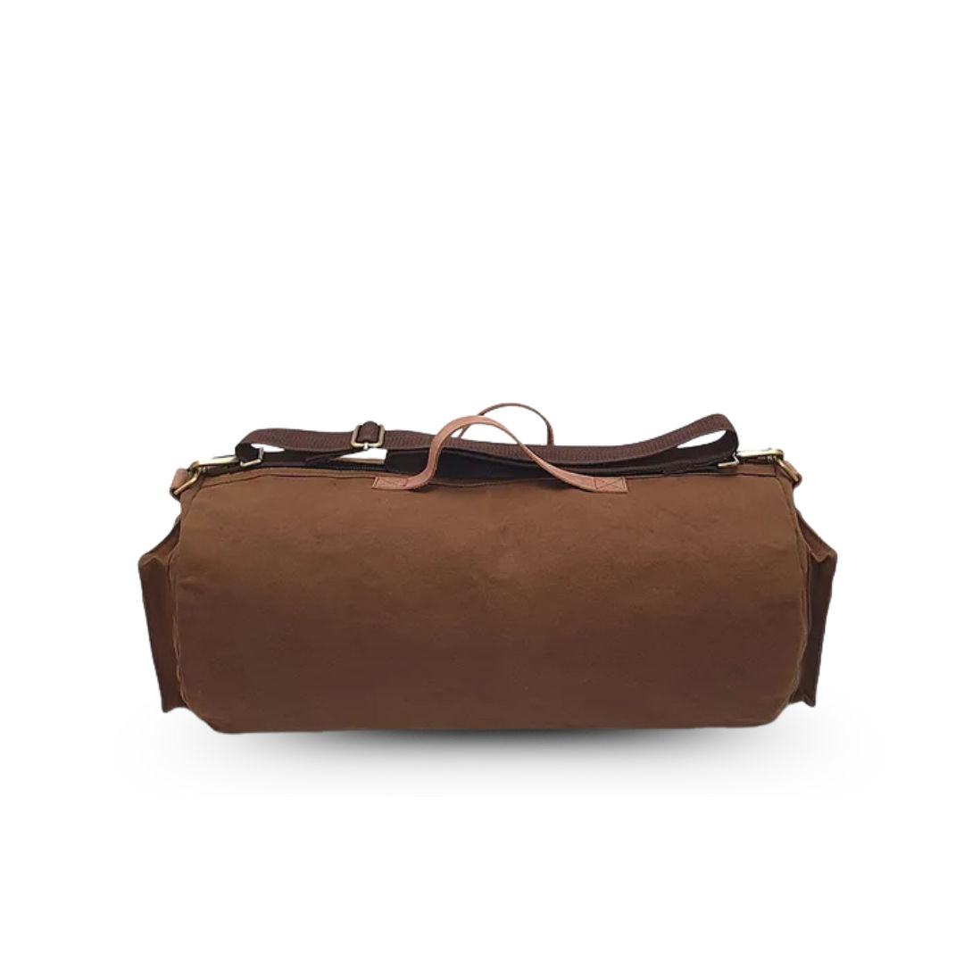 Khaki Unisex Travel Duffle Bag for Adventures